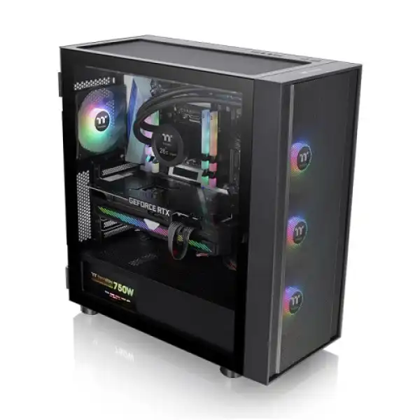 Kućište Thermaltake H570 TG ARGB x3BlackWindowSPCCTemperedGlass