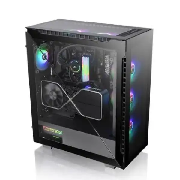 Kućište Thermaltake Divider 500 TG ARGB BlackFan x4GlassCA-1T4-00M1WN-01