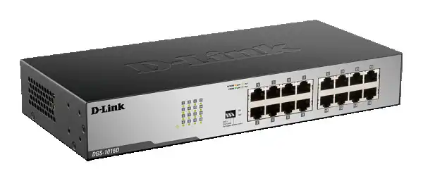 LAN Switch D-Link DGS-1016D 101001000Mbps 16port Gigabit