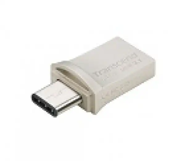 USB 64 GB JetFlash 890S, USB3.1, USB Type-C, OTG, 90/30 MB/s, Metalic, Ultra slim, Silver ( TS64GJF890S ) 