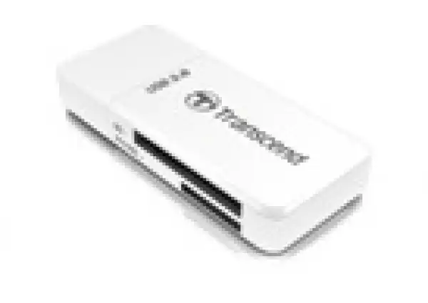 Card reader, Mini F5, USB3.0, SD/MicroSD SDHC/SDXC/UHS-I, White ( TS-RDF5W ) 