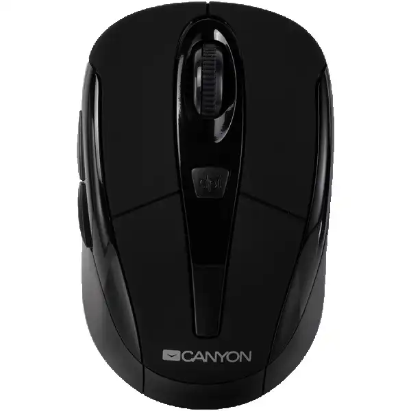 CANYON MSO -W6 2.4GHz wireless optical mouse with 6 buttons, DPI 80012001600, Black, 92*55*35mm, 0.054kg ( CNR-MSOW06B ) 