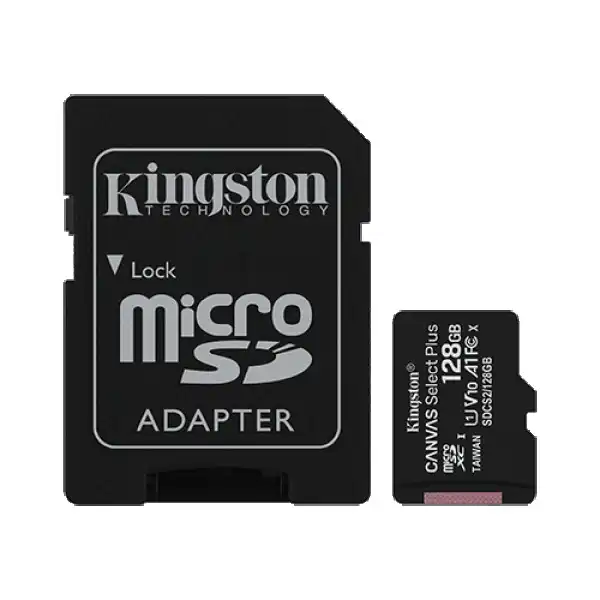 MC MicroSD Kingston 128GB SDCS2128GB + sd adapter