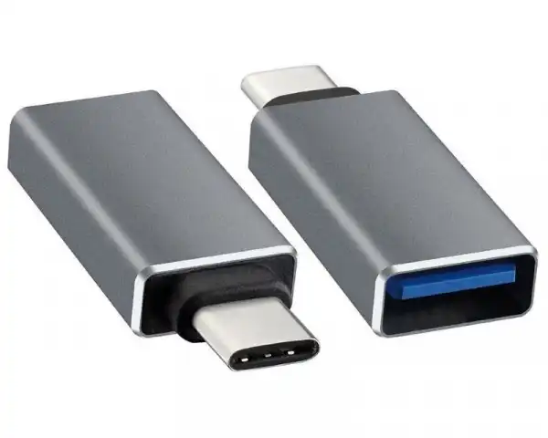 E-GREEN Adapter USB tip C - USB 3.0 MF crni