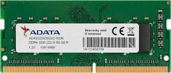 SO-DIMM DDR4 Memorija 8GB 3200MHz AData AD4S32008G22-SGN
