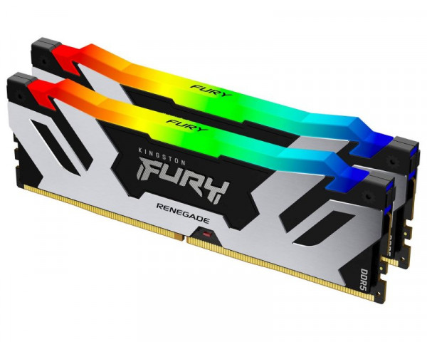 KINGSTON DIMM DDR5 64GB (2x32GB kit) 6400MTs KF564C32RSAK2-64 FURY Renegade RGB 