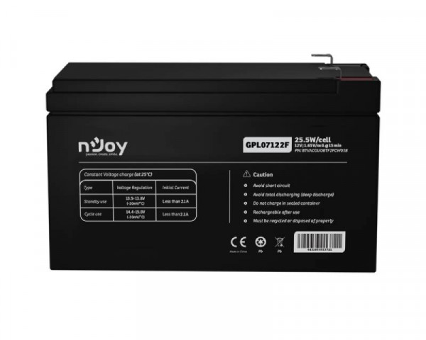 NJOY GPL07122F baterija za UPS 12V 7Ah (BTVACGUOBTF2FCW01B) 