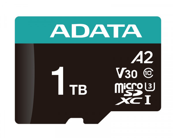 A-DATA Memorijska kartica UHS-I U3 MicroSDXC 1TB V30S + adapter AUSDX1TUI3V30SA2-RA1 