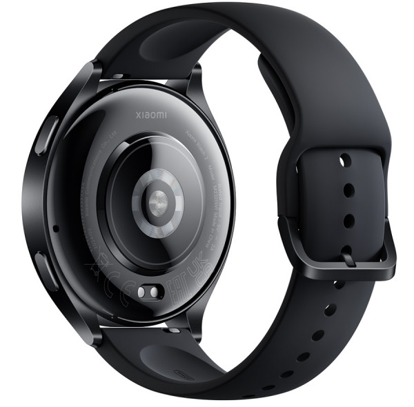 Xiaomi Watch 2 Black Case with Gray TPU Strap