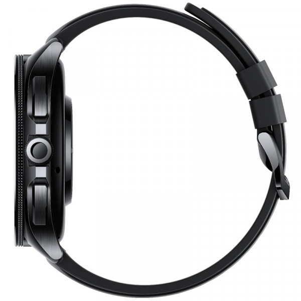 Xiaomi Mi Watch 2 pro-Bluetooth Black Case with Black Fluororubber Strap