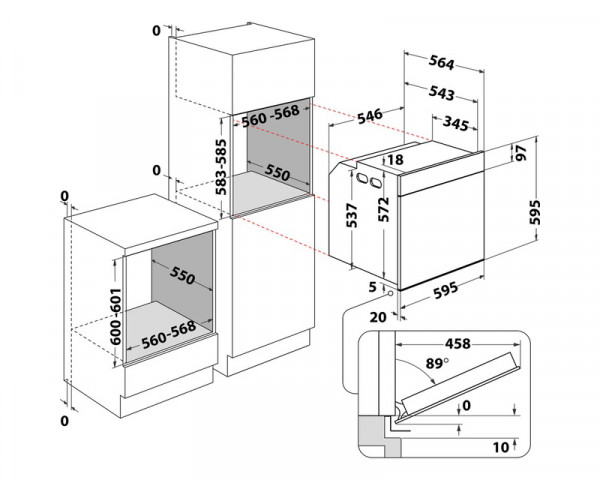 WHIRLPOOL AKZ9 9480 IX ugradna rerna 