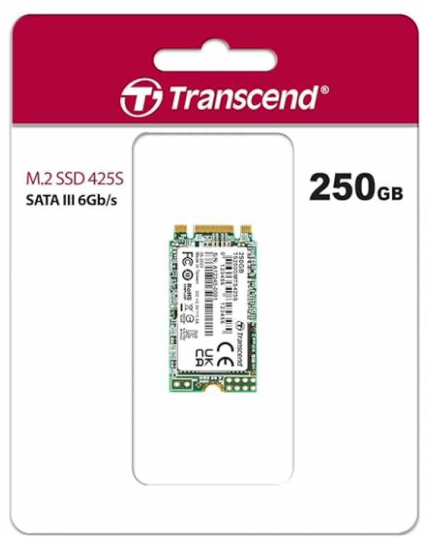 Kingston TRANSCEND M.2 NVMe 250GB SSD, NV2, PCIe Gen 4x4, Read up to 3,500 MB/s, Write up to 1,300 MB/s, 2280 ( SNV2S/250G )