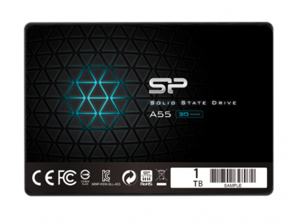SILICON POWER 2.5'' 1TB SSD, A55, TLC, Read up to 560MB/s, Write up to 530MB/s ( SP001TBSS3A55S25 )