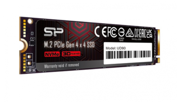SILICON POWER M.2 NVMe 1TB SSD, UD90, PCIe Gen 4x4, 3D NAND, Read up to 4,800 MB/s, Write up to 4,200 MB/s (single sided), 2280 ( SP01KGBP44UD9005 )