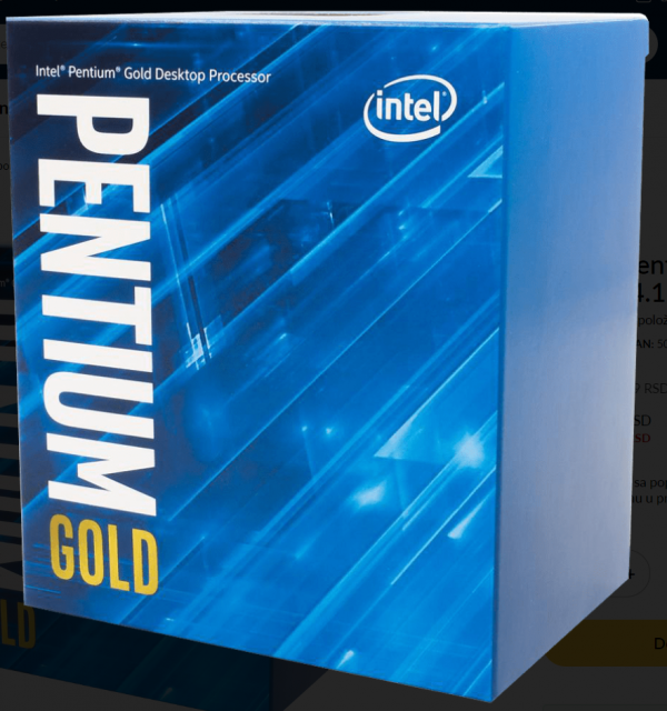 Intel Procesor 1200 Intel Pentium Gold G6405 4.1 GHz Box