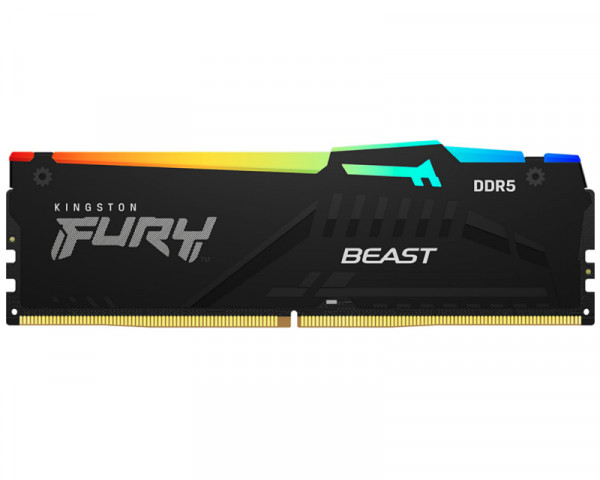 KINGSTON DIMM DDR5 16GB 6800MTs KF568C34BBA-16 FURY Beast Black RGB XMP 