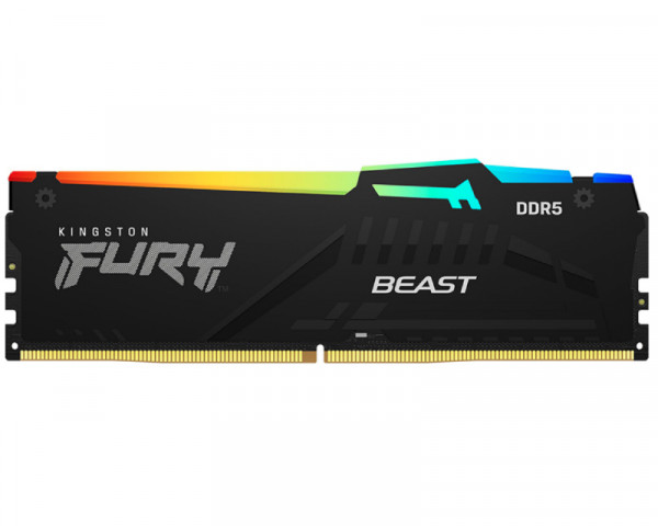 KINGSTON DIMM DDR5 32GB 6400MTs KF564C32BBEA-32 FURY Beast Black RGB EXPO 