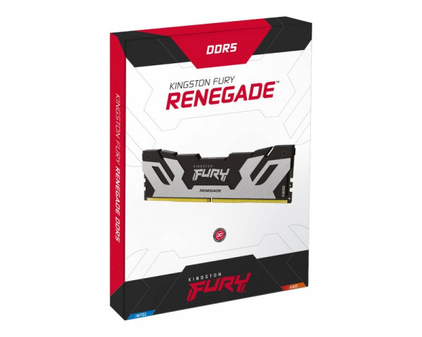 KINGSTON DIMM DDR5 24GB 6400MTs KF564C32RS-24 FURY Renegade Silver 