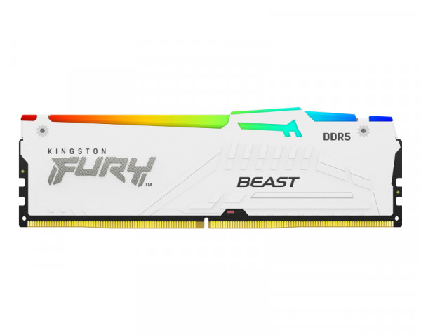 KINGSTON DIMM DDR5 32GB 5200MTs KF552C40BWA-32 Fury Beast RGB White XMP 