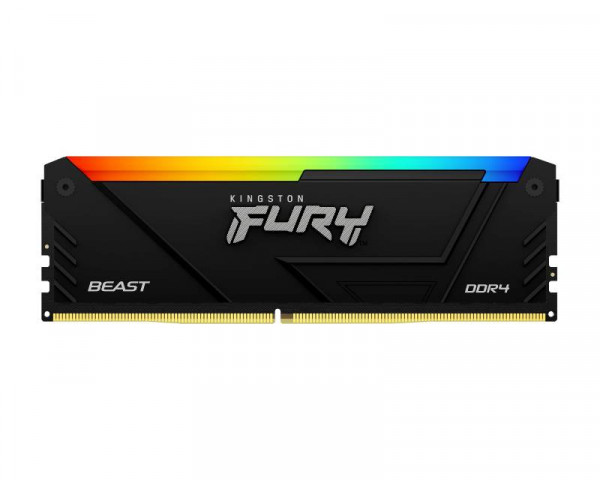 KINGSTON DIMM DDR4 8GB 3200MTs KF432C16BB2A8 Fury Beast RGB Black XMP 