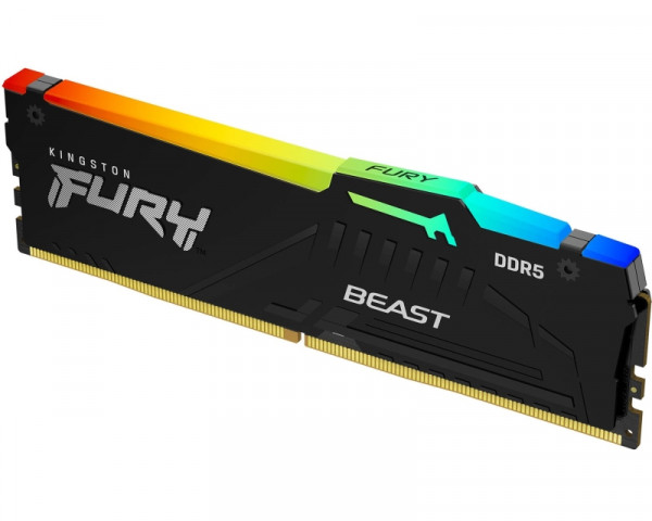 KINGSTON DIMM DDR5 16GB 6400MTs KF564C32BBA-16 FURY Beast Black RGB XMP 