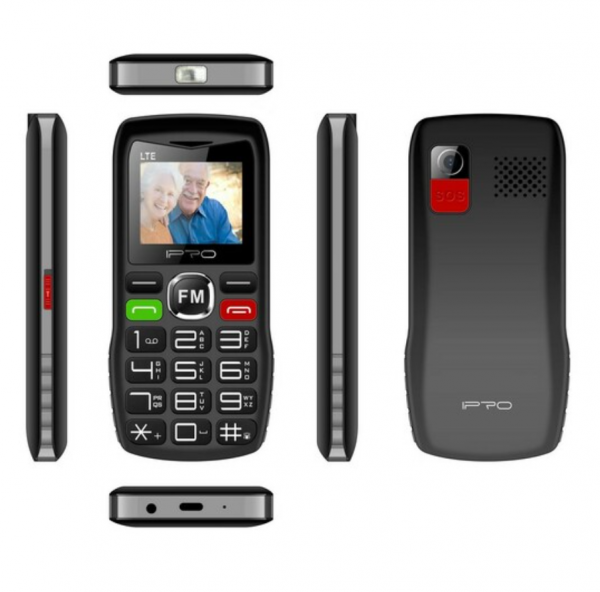 IPRO Senior F188 black Feature mobilni telefon 2G/GSM/800mAh/32MB/DualSIM/Srpski jezik ( 150523 )
