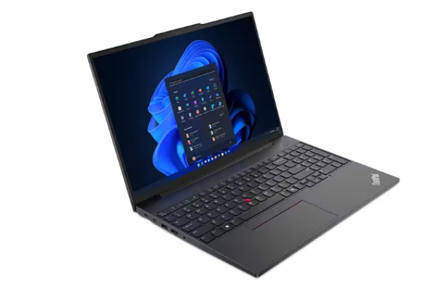 Lenovo ThinkPad E16 G2 Core Ultra 7 155H (16C/22T, Max Turbo 4.8GHz, 24MB), 1x 16GB DDR5 5600, SSD 512GB NVMe, 16.0'' WUXGA (1920x1200) AG IPS 300n