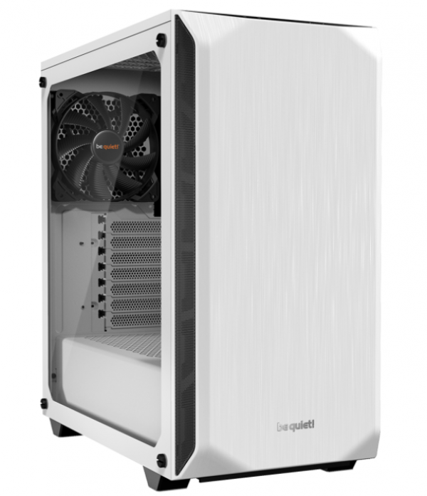 Be guiet! PURE BASE 500 Window White, MB compatibility: ATX / M-ATX / Mini-ITX, Two pre-installed Pure Wings 2 140mm fans, including space