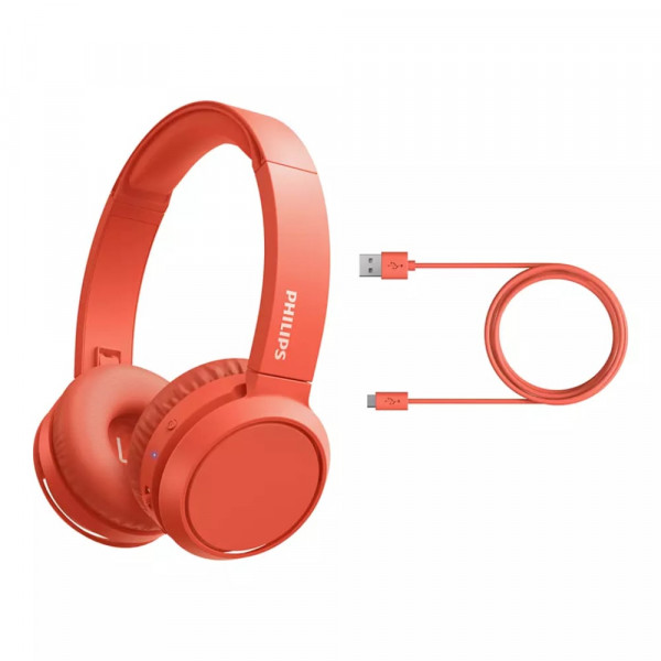 Philips Bluetooth slušalice TAH4205RD00, crvene