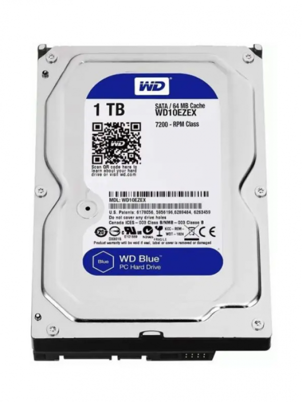 Western Digital Hard disk 1TB SATA364MB WD10EZEX Caviar Blue