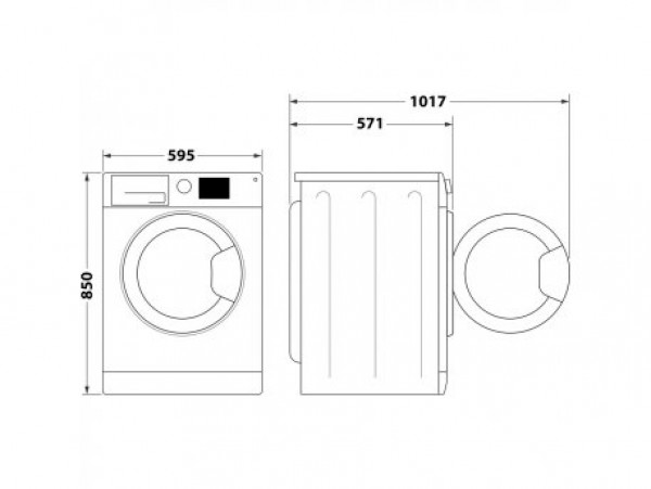 WHIRLPOOL FFS 7259 B EE Mašina za pranje veša