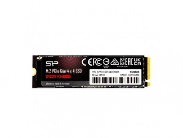 SILICON POWER M.2 2280 500GB SSD, UD90, 3D NAND, single sided (SP500GBP44UD9005)