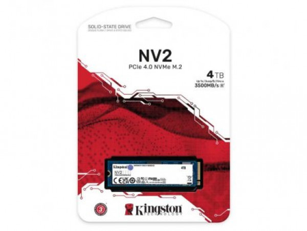 KINGSTON 4TB M.2 NVMe SSD SNV2S/4000G NV2 series