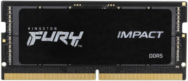 Kingston DDR5 32GB SO-DIMM 5600MHz FURY IMPACT, Non-ECC Unbuffered, CL40 1.1V, 262-pin 2Rx8