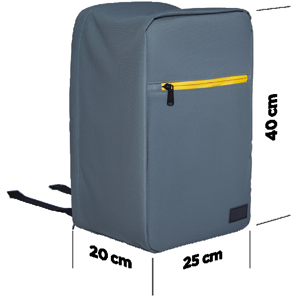 Cabin size backpack for 15.6'' laptop, Polyester, Gray ( CNE-CSZ01GY01 ) 