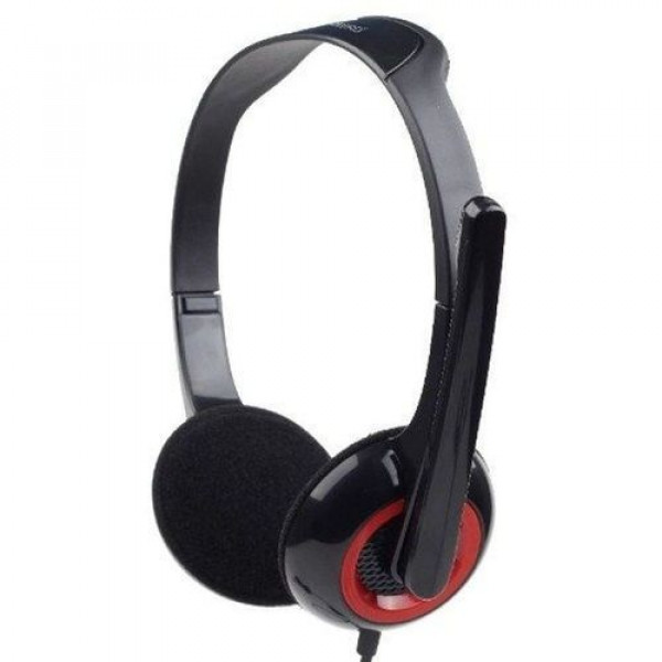 Gembird MHS-002 Stereo Headset with Volume Control, 3.5mm Stereo, Black