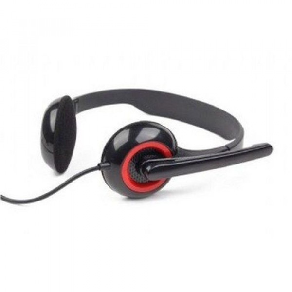 Gembird MHS-002 Stereo Headset with Volume Control, 3.5mm Stereo, Black