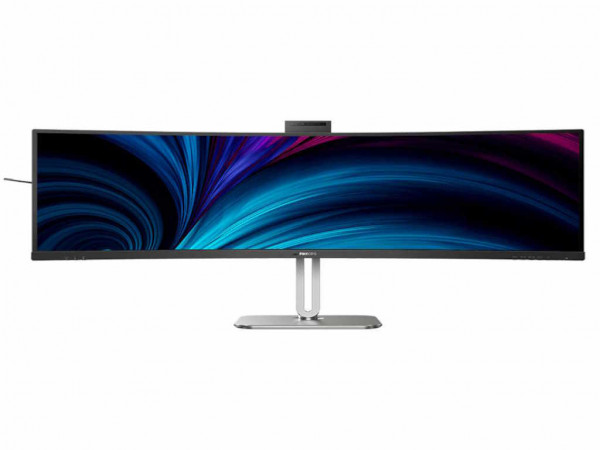 PHILIPS Monitor 49B2U6900CH/00 49''/VA,zakrivljen,32:9/5120x1440/75Hz/4ms GtG/HDMIx2,DP,USB,LAN/kamer