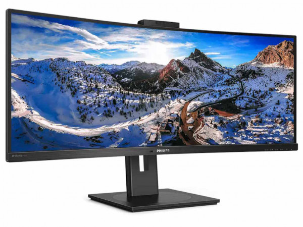 PHILIPS Monitor346P1CRH/00 34''/VA,zakrivljen,21:9/3440x1440/100Hz/4ms GtG/HDMI,DP,USB,LAN/kamera