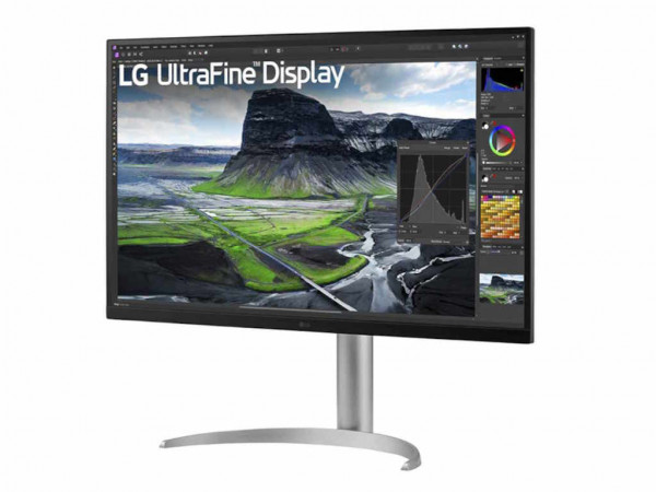 LG Monitor 32UQ850V-W 32''/IPS/3840x2160/60Hz/5ms GtG/HDMIx2,DP,USB/pivot,visina/zvučnici/srebrna