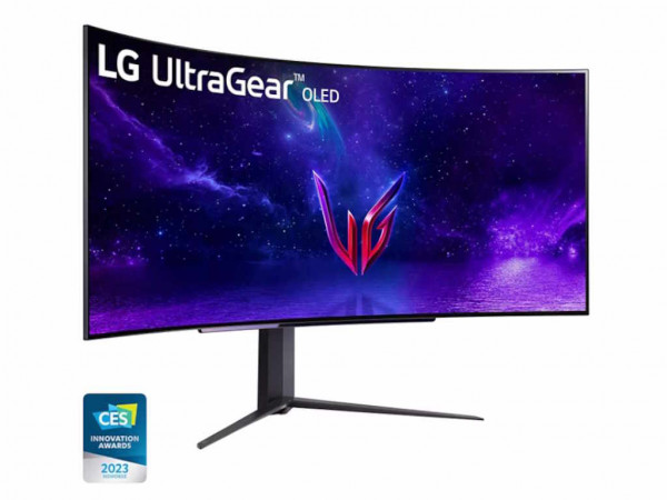 LG Monitor 45GR95QE-B 45''/OLED,zakrivljen,21:9/3440x1440/240Hz/0,03ms/HDMIx2,DP,USB/Gsync,freesync