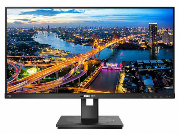 PHILIPS Monitor  278B1/00 27''/IPS/3840x2160/60Hz/4ms GtG/HDMIx2,DP,USB/pivot,visina/zvučnici/VESA/crn