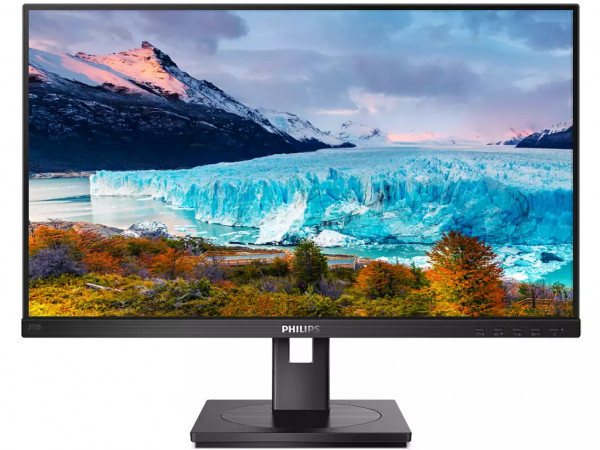 PHILIPS Monitor  272S1AE/00 27''/IPS/1920x1080/75Hz/4ms GtG/VGA,DVI,HDMI,DP/VESA/pivot,visina/zvučnici