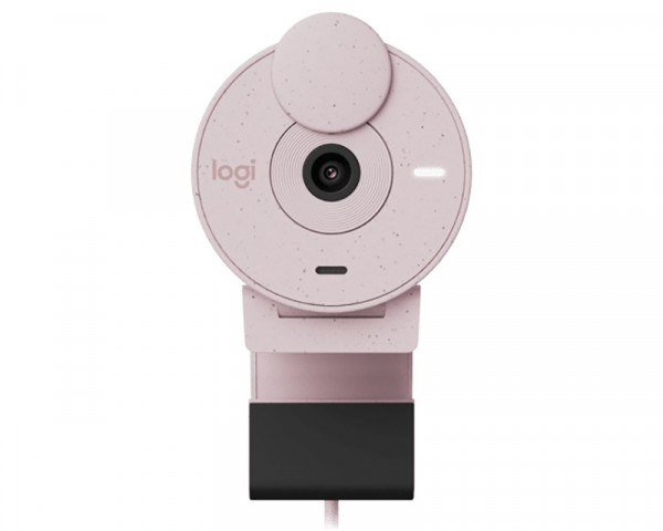 LOGITECH Brio 300 Full HD webcam - ROSE - USB