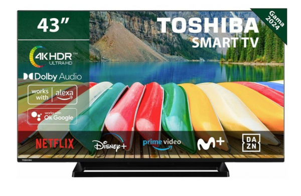 TOSHIBA televizor 43UV3363DG/LED/43''/UHD/smart/VIDAA/crna