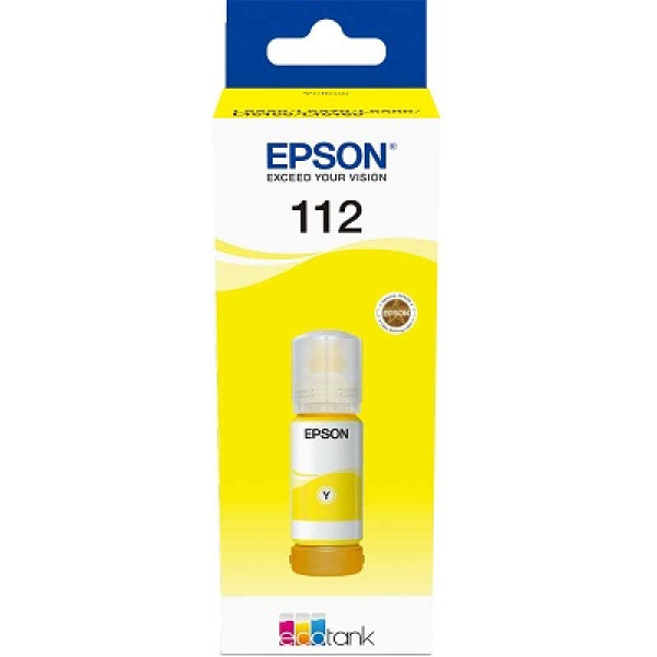 Epson C13T06C44A 112 eco-tank pigment yellow ink bottle