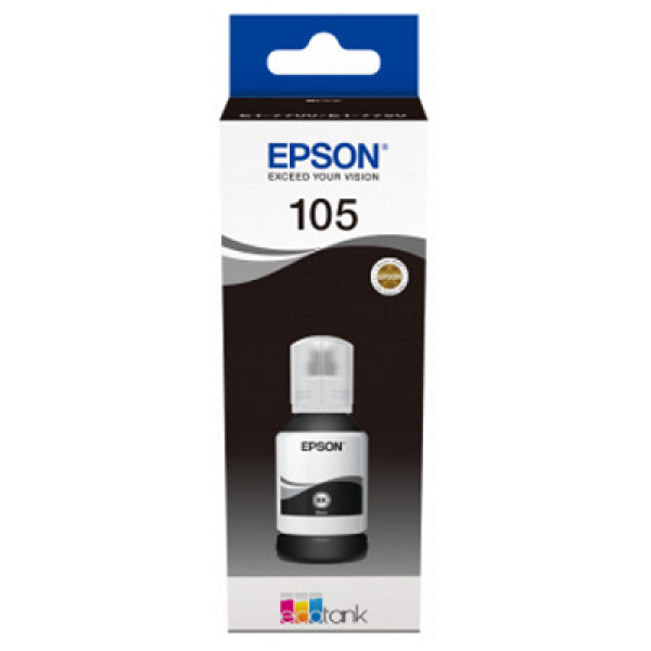 Epson C13T00Q140 105 eco-tank pigment black ink bottle