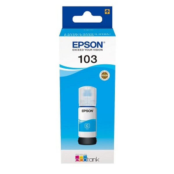 EPSON 103 EcoTank Cyan ink bottle, C13T00S24A