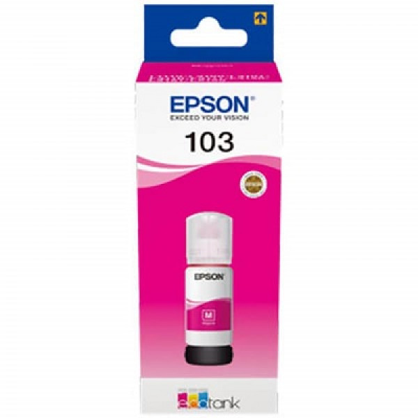 EPSON 103 EcoTank Magenta ink bottle, C13T00S34A