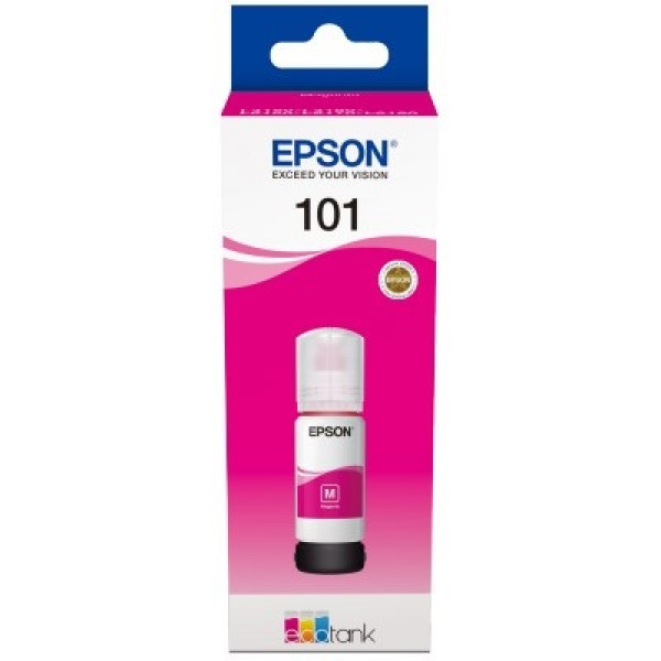 EPSON 101 EcoTank Magenta ink bottle, C13T03V34A